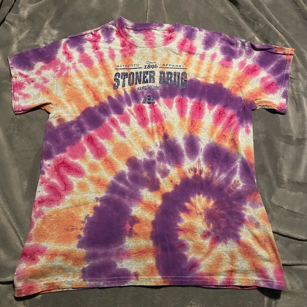 Stoner Drug in Hamburg, Iowa tie dye t-shirt
